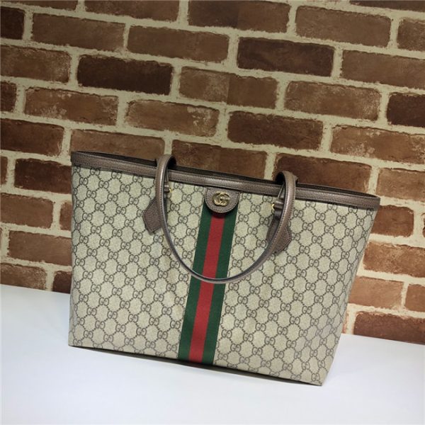 Gucci Ophidia Medium Tote With Web 631685 (Varied Colors) - Image 11
