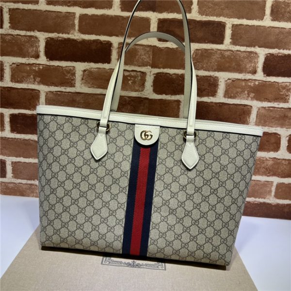 Gucci Ophidia Medium Tote With Web 631685 (Varied Colors) - Image 29