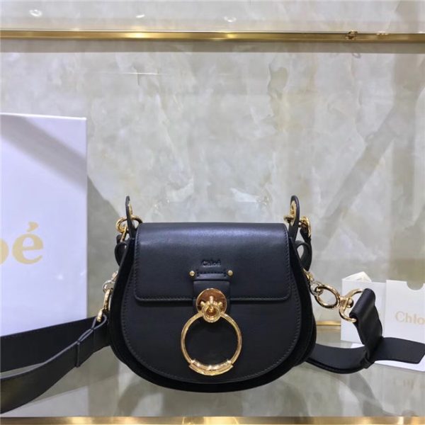 Chloe Small Tess bag 28818 shiny & suede calfskin (Varied Colors)