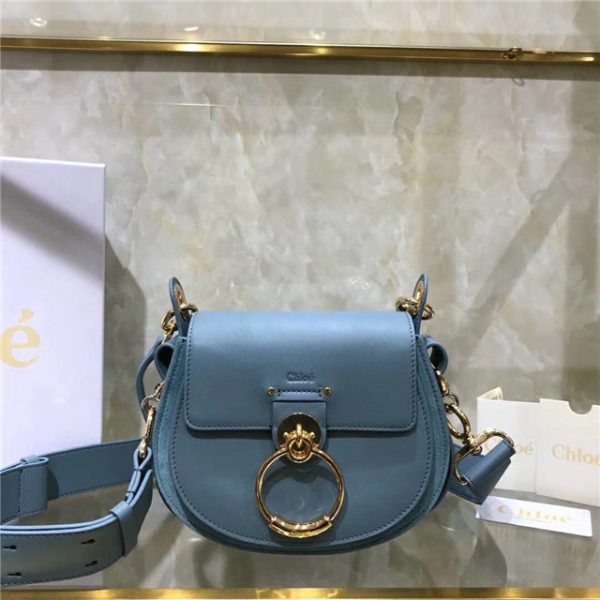 Chloe Small Tess bag 28818 shiny & suede calfskin (Varied Colors) - Image 19