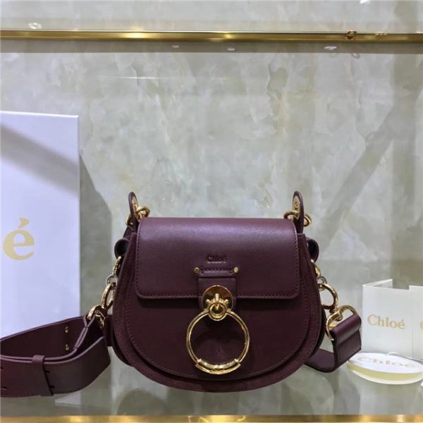 Chloe Small Tess bag 28818 shiny & suede calfskin (Varied Colors) - Image 28