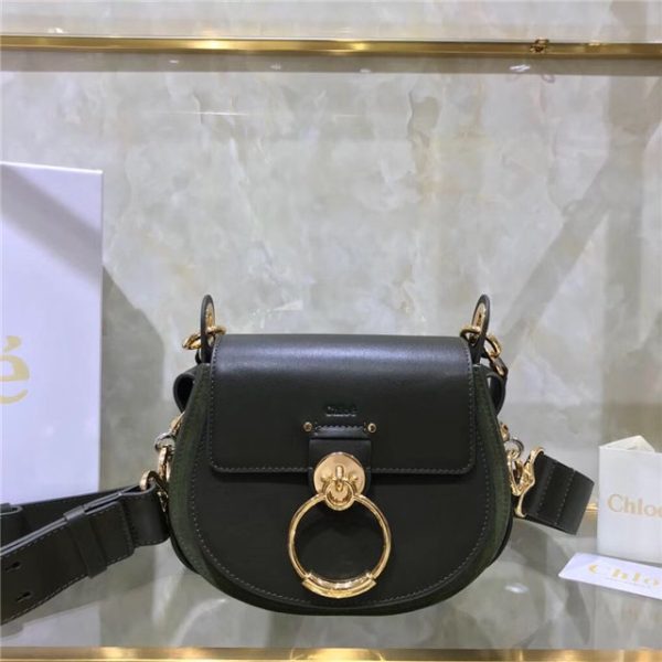 Chloe Small Tess bag 28818 shiny & suede calfskin (Varied Colors) - Image 37