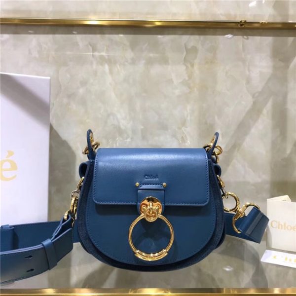 Chloe Small Tess bag 28818 shiny & suede calfskin (Varied Colors) - Image 72