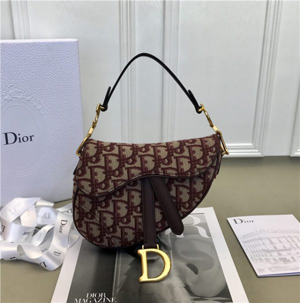 Christian Dior Mini Saddle bag 44602 (Varied Colors) - Image 35