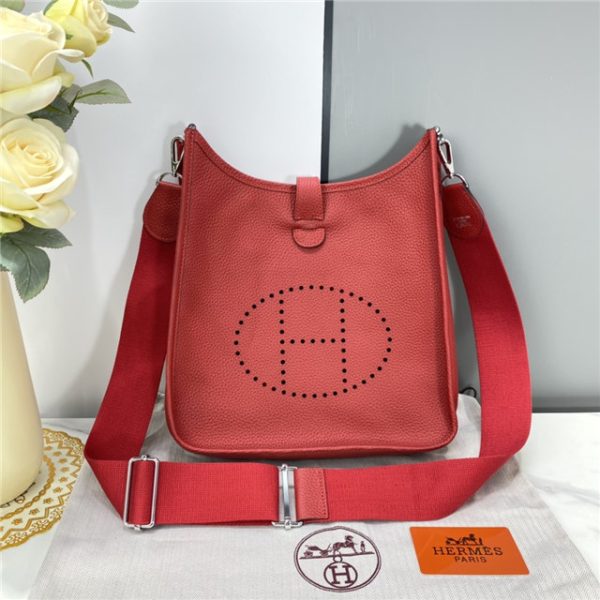 Hermes Evelyne PM Shoulder Bag Clemence 1189 (Varied Colors) - Image 58
