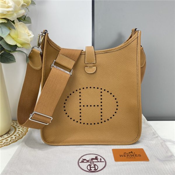 Hermes Evelyne PM Shoulder Bag Clemence 1189 (Varied Colors) - Image 69