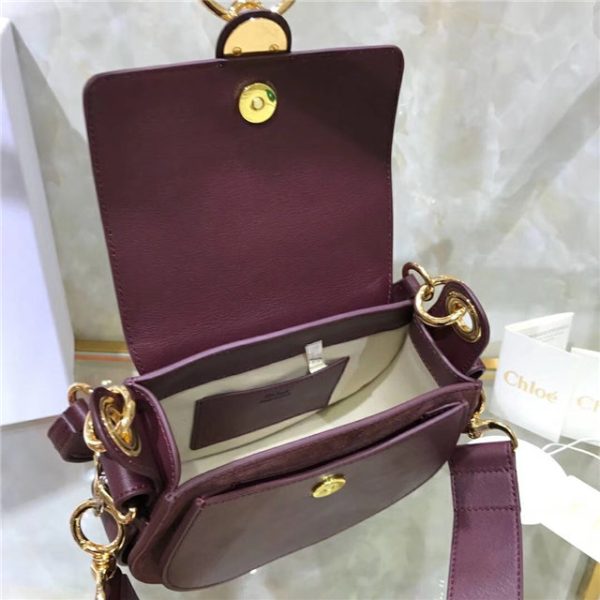 Chloe Small Tess bag 28818 shiny & suede calfskin (Varied Colors) - Image 34
