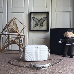 Prada Diagramme Leather Cross-Body Bag (Varied Colors) 1BD083
