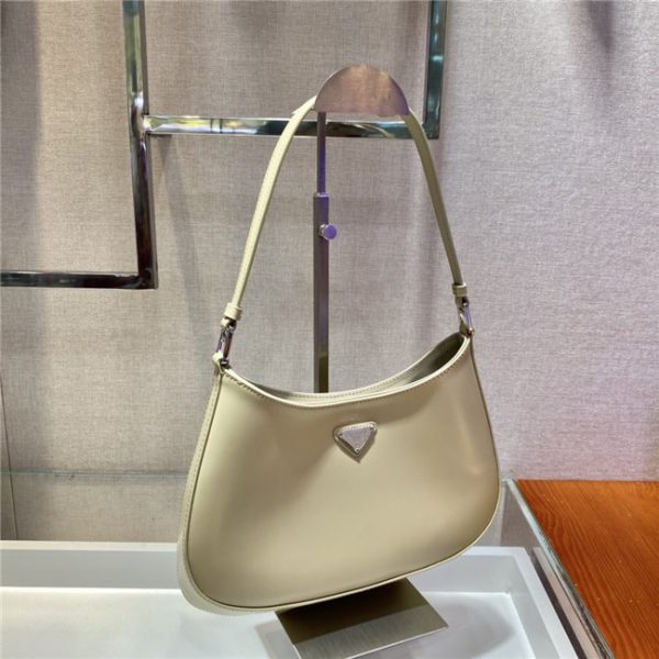 Prada Cleo Brushed Leather Shoulder Bag (Varied Colors) 1BC499 - Image 31