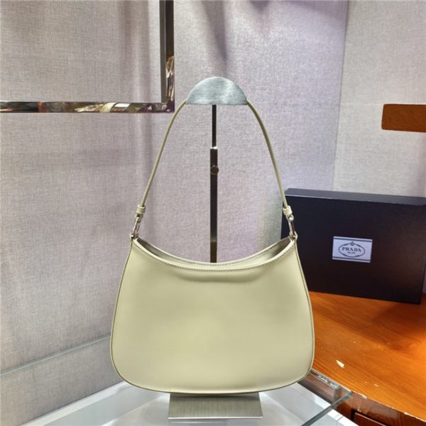 Prada Cleo Brushed Leather Shoulder Bag (Varied Colors) 1BC499 - Image 32