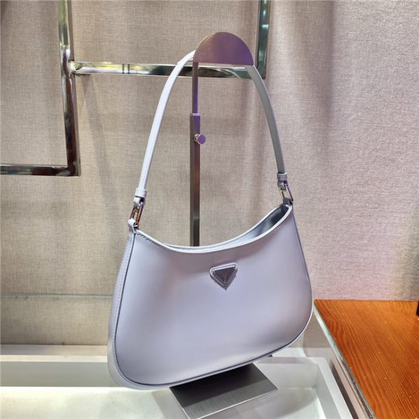 Prada Cleo Brushed Leather Shoulder Bag (Varied Colors) 1BC499 - Image 22