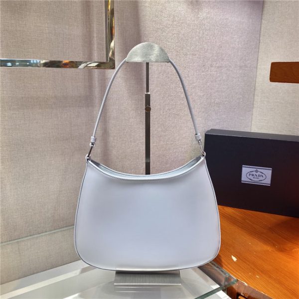Prada Cleo Brushed Leather Shoulder Bag (Varied Colors) 1BC499 - Image 23