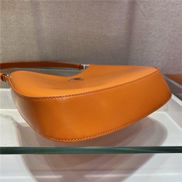 Prada Cleo Brushed Leather Shoulder Bag (Varied Colors) 1BC499 - Image 15