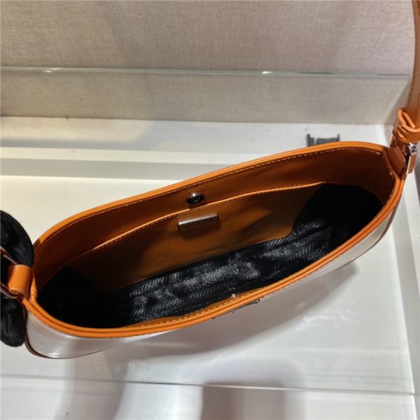 Prada Cleo Brushed Leather Shoulder Bag (Varied Colors) 1BC499 - Image 18