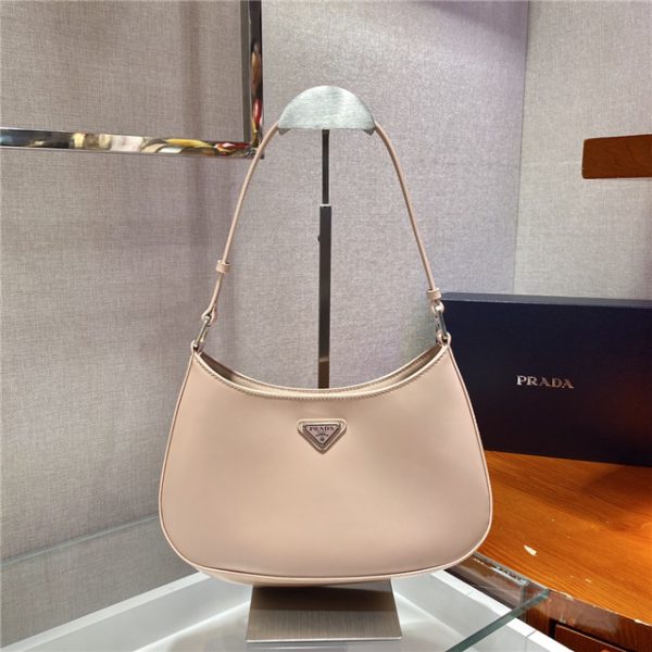 Prada Cleo Brushed Leather Shoulder Bag (Varied Colors) 1BC499 - Image 39
