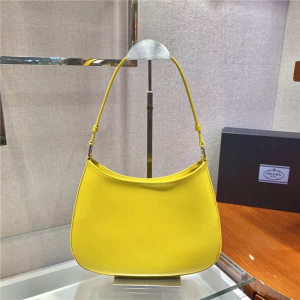 Prada Cleo Brushed Leather Shoulder Bag (Varied Colors) 1BC499 - Image 4