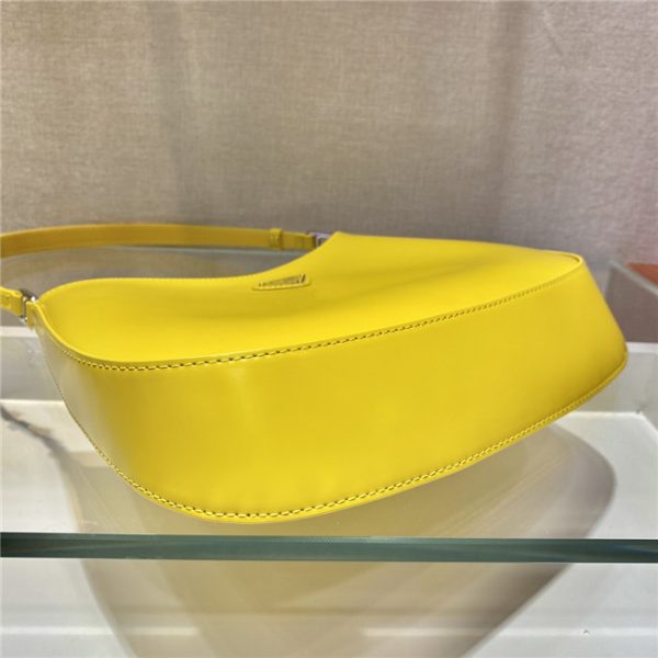 Prada Cleo Brushed Leather Shoulder Bag (Varied Colors) 1BC499 - Image 6