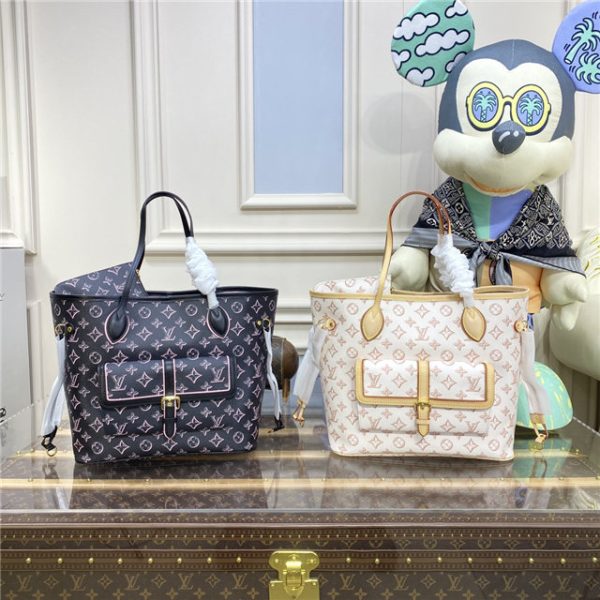 Louis Vuitton Neverfull MM Autres Toiles Monogram White - Image 11