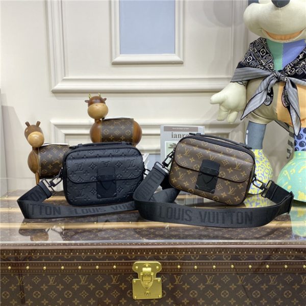 Louis Vuitton S Lock Messenger Monogram Macassar Canvas - Image 11
