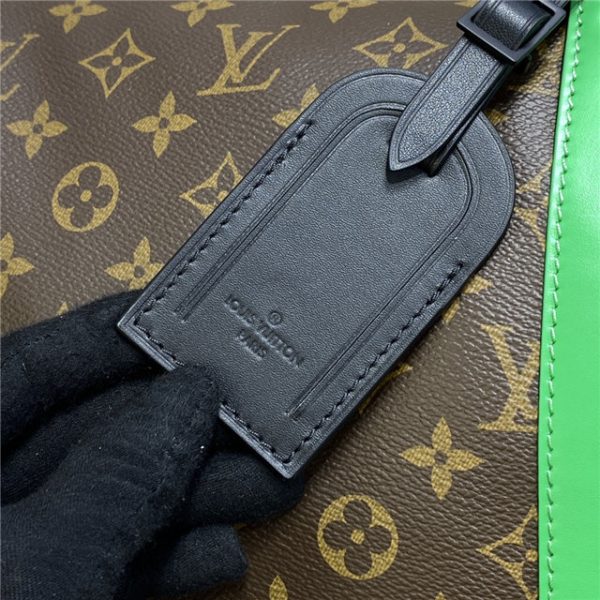 Louis Vuitton Keepall Bandouliere 50 Monogram Macassar Canvas Green - Image 7