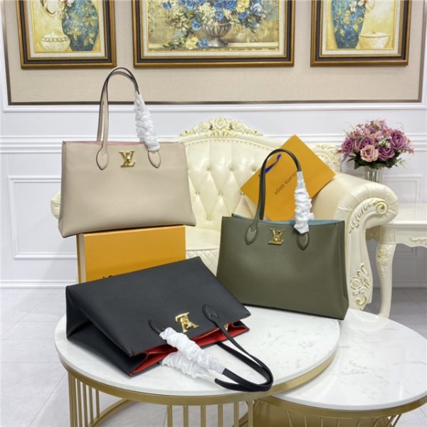 Louis Vuitton Lockme Shopper Greige - Image 13