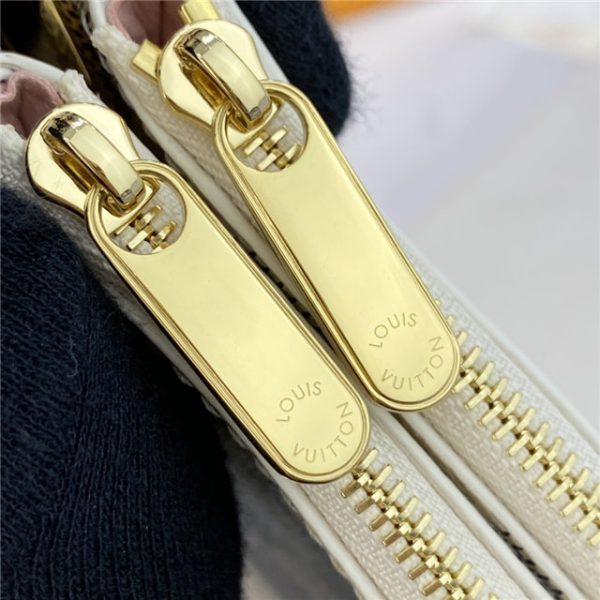 Louis Vuitton Double Zip Pochette Damier Azur - Image 9