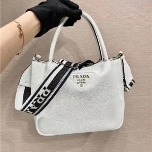 Prada Small White Leather Handbag
