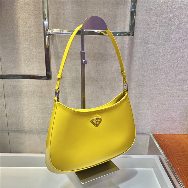 Prada Cleo Brushed Leather Shoulder Bag (Varied Colors) 1BC499 - Image 3