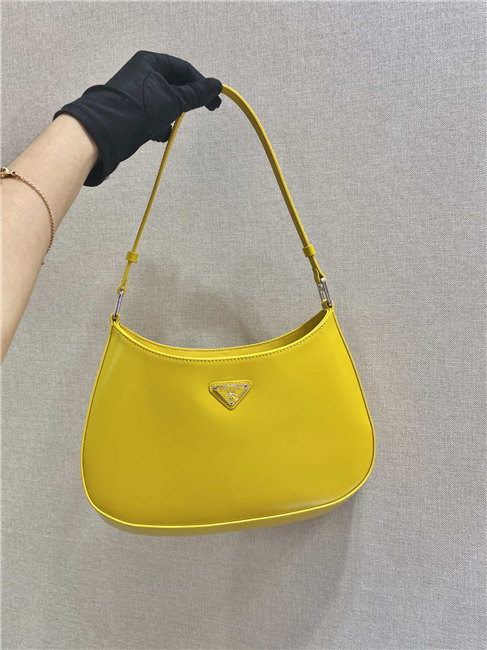 Prada Cleo Brushed Leather Shoulder Bag (Varied Colors) 1BC499 - Image 10