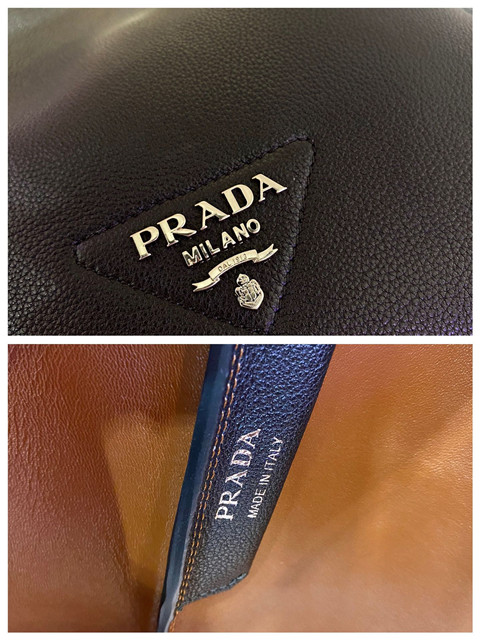 Prada Daino Soft Leather Dynamique Belted Tote Bag ( Varied Colors) 1BG339 - Image 16