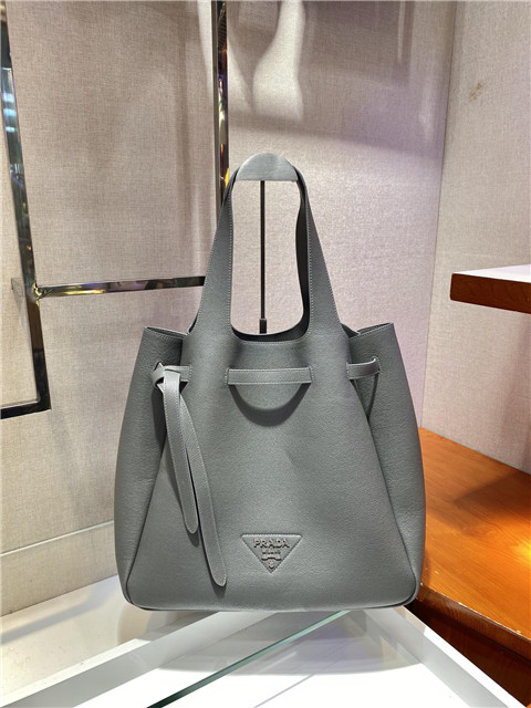 Prada Daino Soft Leather Dynamique Belted Tote Bag ( Varied Colors) 1BG339 - Image 2