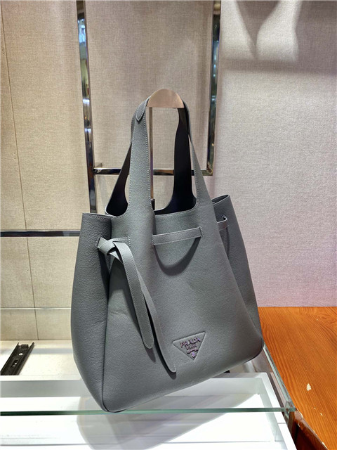 Prada Daino Soft Leather Dynamique Belted Tote Bag ( Varied Colors) 1BG339 - Image 4