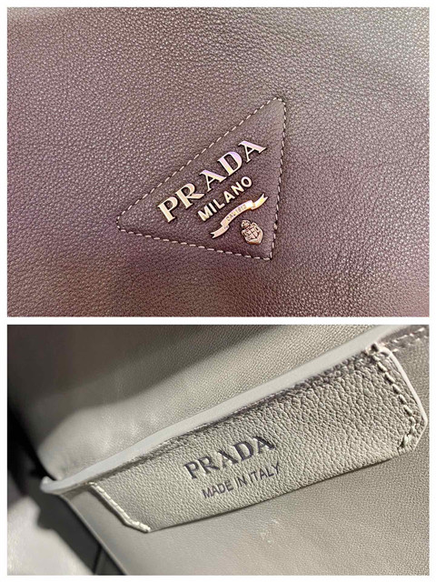 Prada Daino Soft Leather Dynamique Belted Tote Bag ( Varied Colors) 1BG339 - Image 9