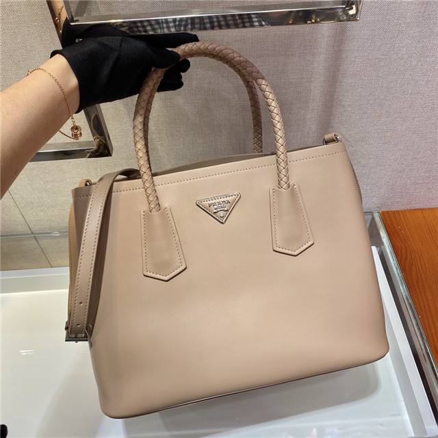 Prada Medium Double Tote Braided Handles (Varied Colors) 1BG776 - Image 3
