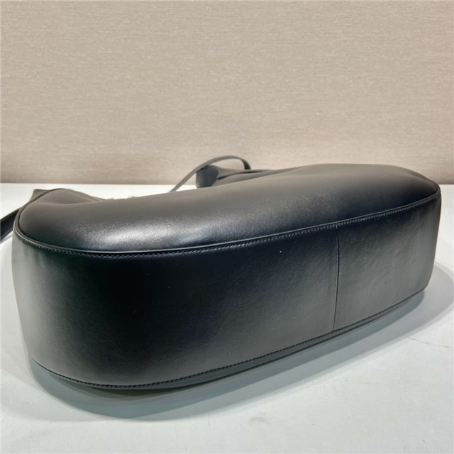 Large Leather Shoulder Bag 1BC181 Black-7.jpg