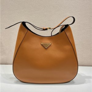 Large Leather Shoulder Bag 1BC181 Tan-1.jpg
