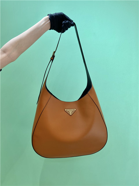 Large Leather Shoulder Bag 1BC181 Tan-2.jpg