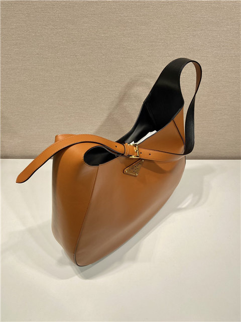 Large Leather Shoulder Bag 1BC181 Tan-5.jpg