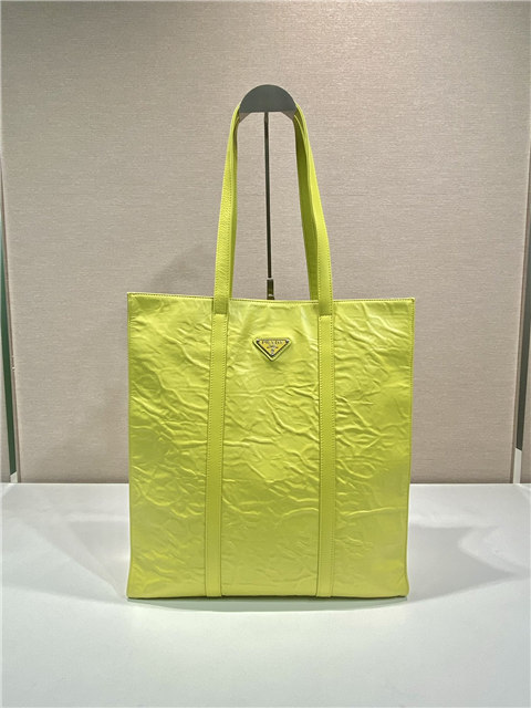 Medium Antiqued Nappa Leather Tote Bag 1BG587 Yellow-2.jpg