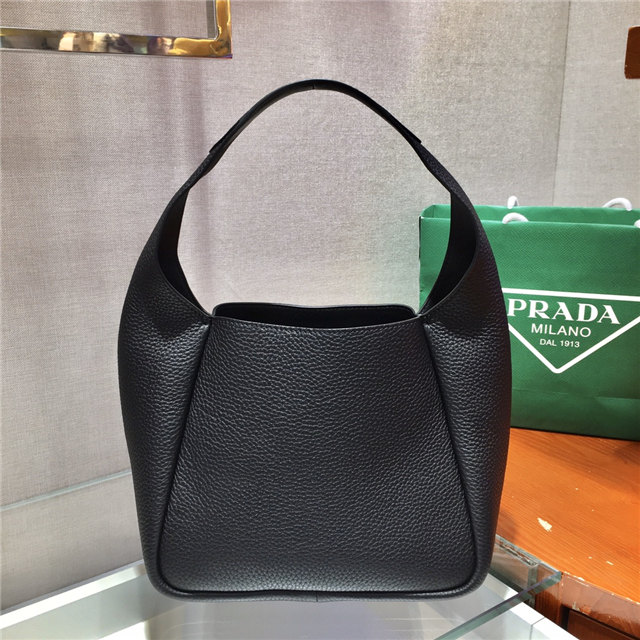 Prada Leather Handbag 1BC127 Black-4.jpg