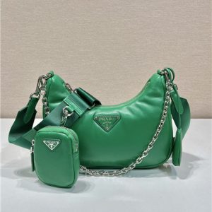 Prada Re-Edition 2005 1BH204 Green Nappa Leather-1.jpg