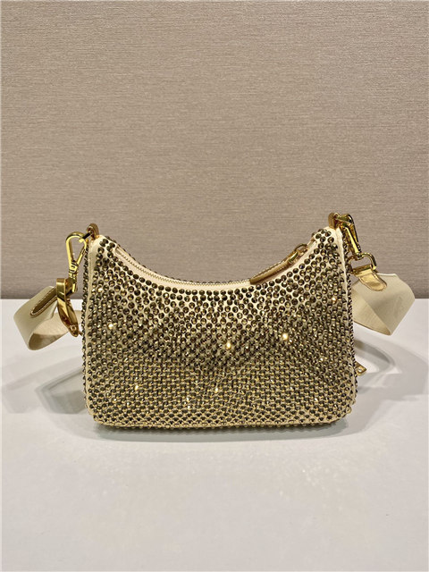 Prada Re-Edition 2005 Satin Bag With Crystals 1BH204 Platinum-4.jpg