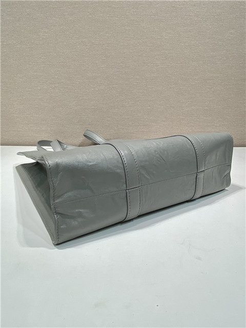 Small Antique Nappa Leather Tote 1BG459 Gray-7.jpg