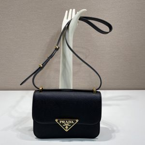 Prada Emblème Saffiano shoulder bag