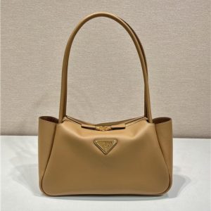 Medium Leather Handbag 1BA444 Caramel-1.jpg