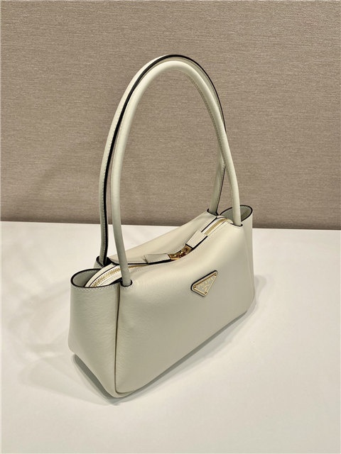 Medium Leather Handbag 1BA444 White-3.jpg