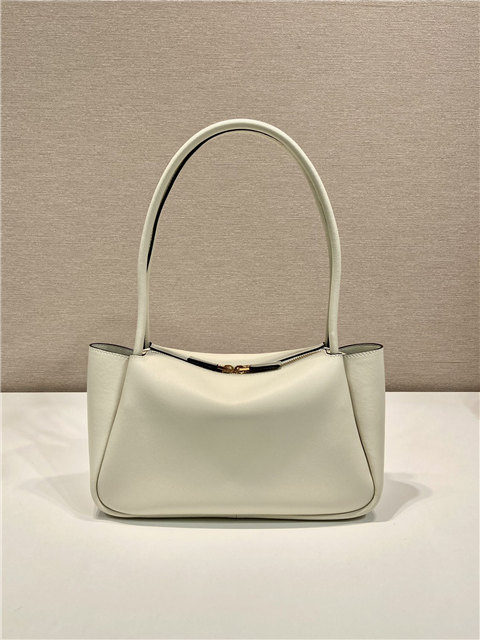 Medium Leather Handbag 1BA444 White-4.jpg