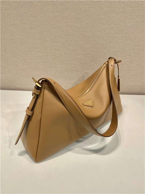 Prada Aimee Large Leather Shoulder Bag 1BC228 Caramel-4.jpg