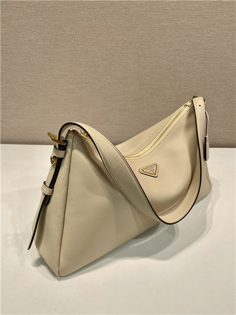 Prada Aimee Large Leather Shoulder Bag 1BC228 Travertine-4.jpg