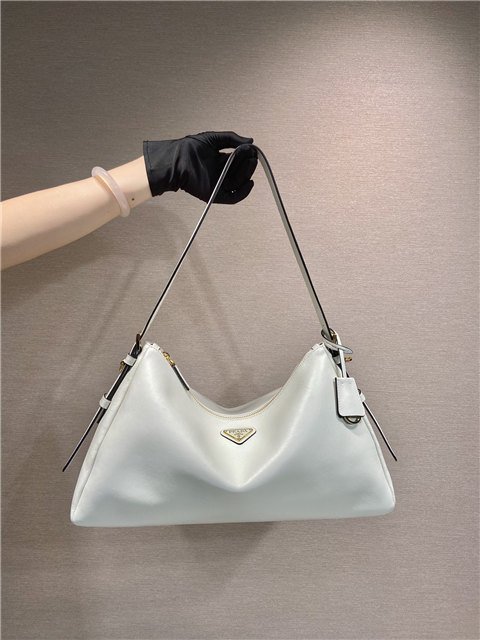 Prada Aimee Large Leather Shoulder Bag 1BC228 White-1.jpg